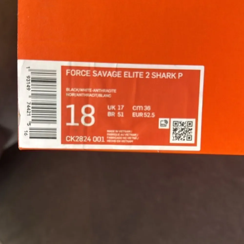 Nike Force Savage Elite 2 Shark Football Cleats Size 18 NEW